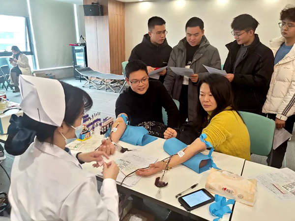 【热血有情 大爱无疆】九州体育(JiuZhou Sports)官方网站组织开展无偿献血活动