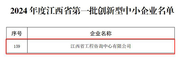 【喜报】锐意进取 创新引领 九州体育(JiuZhou Sports)官方网站成功入选2024年度江西省第一批创新型中小企业